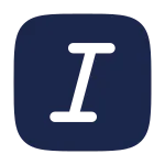 Text Italic Square SVG Icon